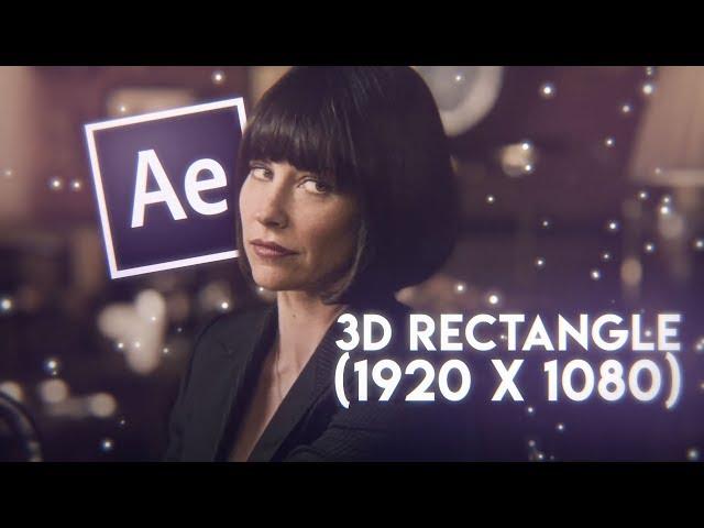 3D rectangle (1920 x 1080) | after effects tutorial