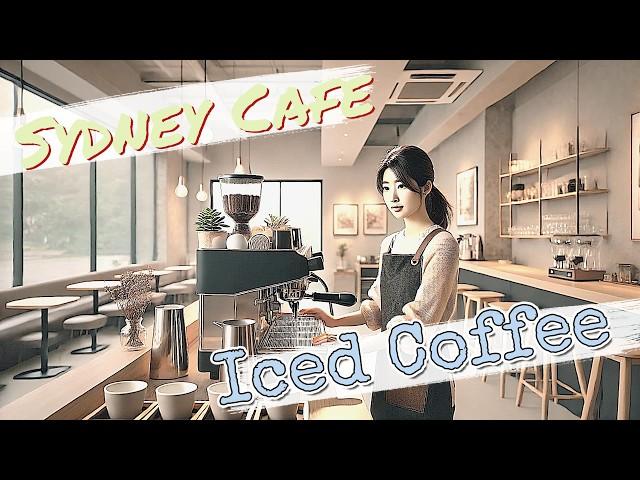  ICED COFEE at SYDNEY Beaches CAFE: Behind the Beans Vlog | Best Australian Coffee Spot️