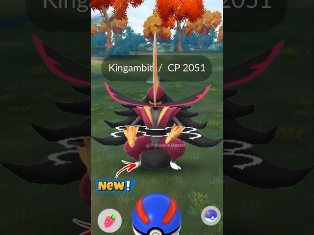 Got *NEW* KINGAMBIT in Pokemon GO.