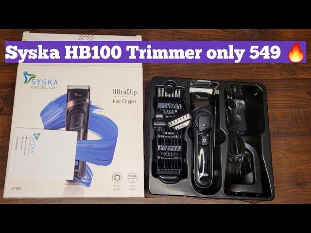 Syska HB100 Trimmer Unboxing and reviewBest trimmer under 1000Best Beard trimmer in India 2022 