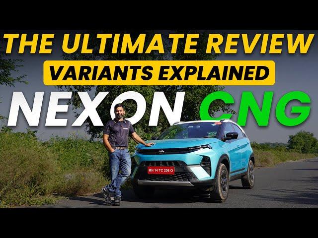 Nexon CNG Variants Explained Review | Nexon w/ Panoramic Sunroof Driven | The Ultimate Review