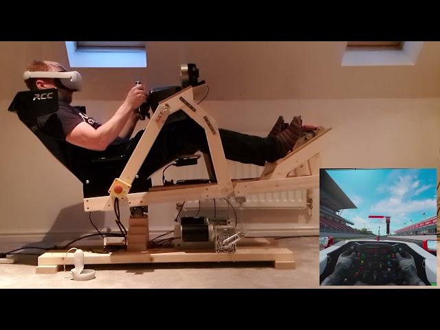 DIY F1 style 2 DOF motion simulator