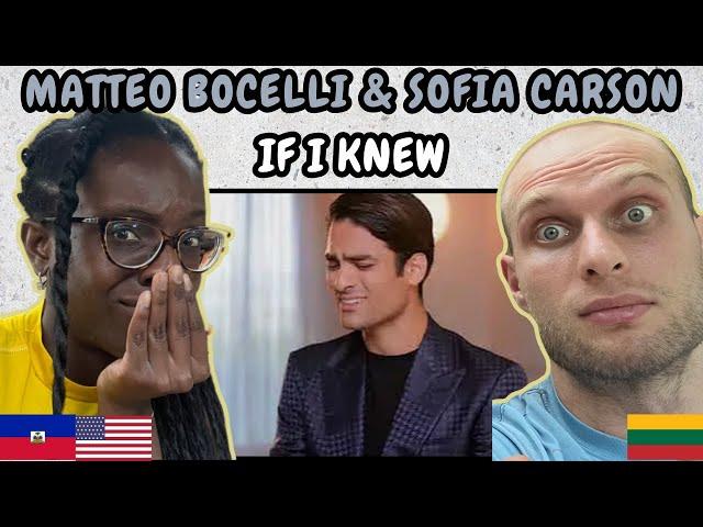 REACTION TO Matteo Bocelli & Sofia Carson -  If I Knew (Music Video) | FIRST TIME WATCHING