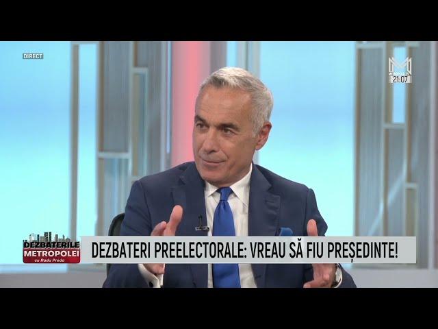 Securitatea țării se face prin cooperare, nu prin conflict! Călin GEORGESCU la MetropolaTV(16.09.24)