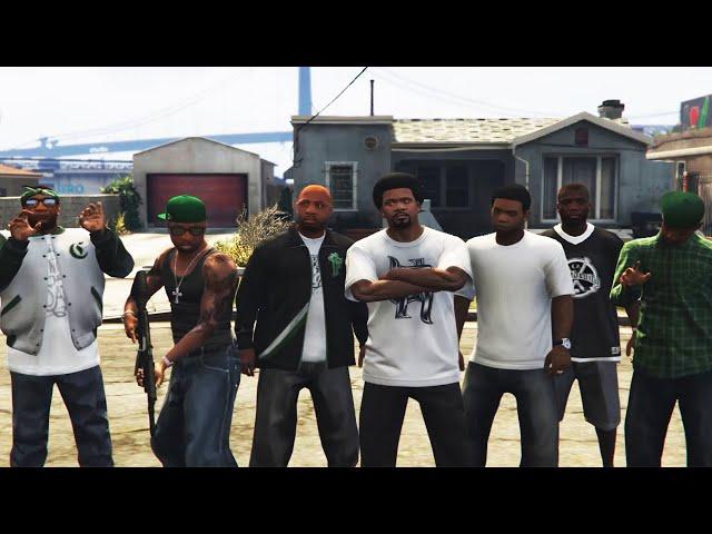 GTA 5 - Grove Street Families vs Ballas [ROCKSTAR EDITOR CINEMATIC]