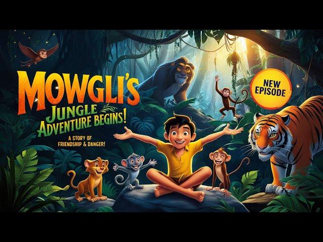 The Jungle Book Kids Story - Mowgli’s Exciting Arrival in the Jungle! | जंगल बुक