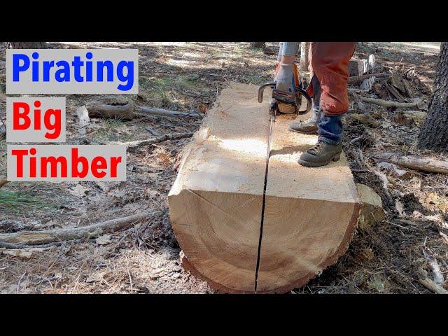 Pirates Chainsaw Milling Big Timber Free Hand