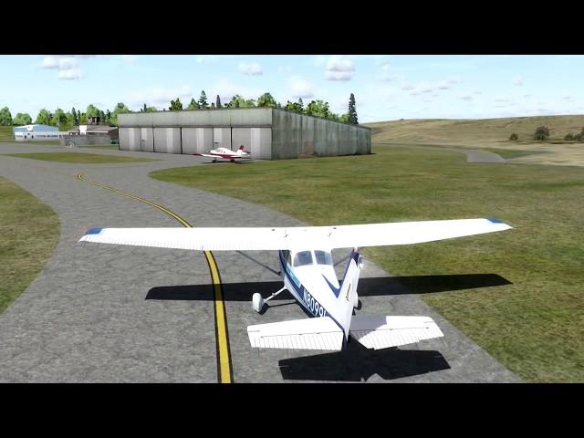 Cessna C172R Skyhawk II, Tail# N80991, by (A2A Simulations).