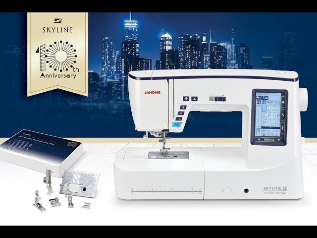 What's New! Janome Skyline S7 Anniversary Edition