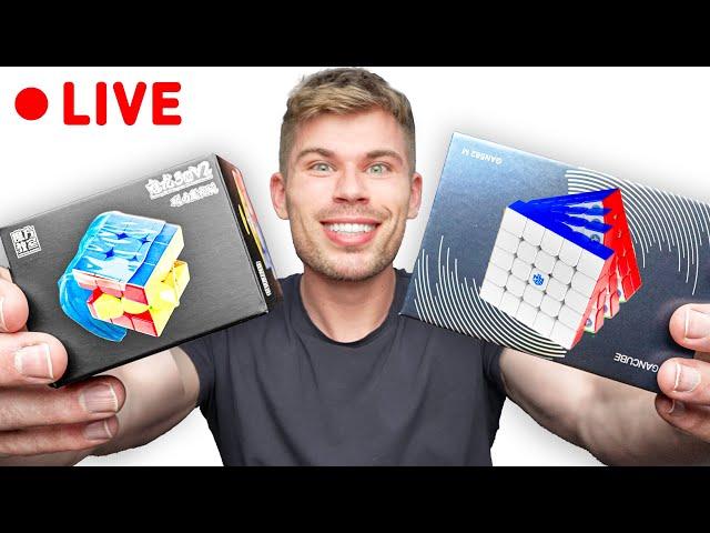 Gan 5x5 / Meilong UV Unboxing! [Cubing Livestream Highlights]