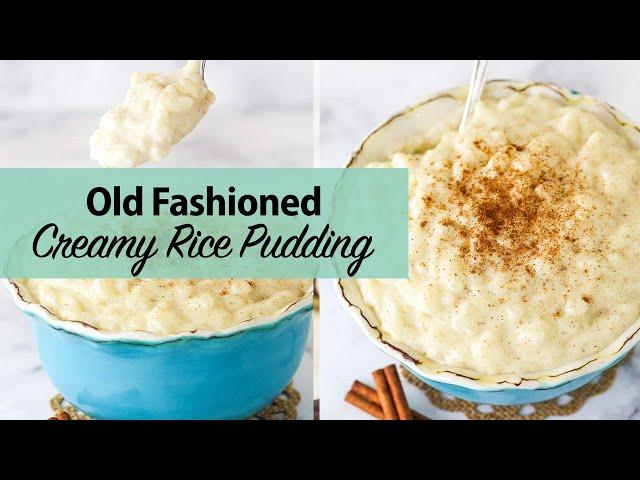 Creamy Rice Pudding