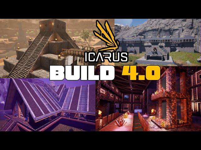 Beautiful Icarus Base Builds! Our Icarus Community BUILD 4.0!