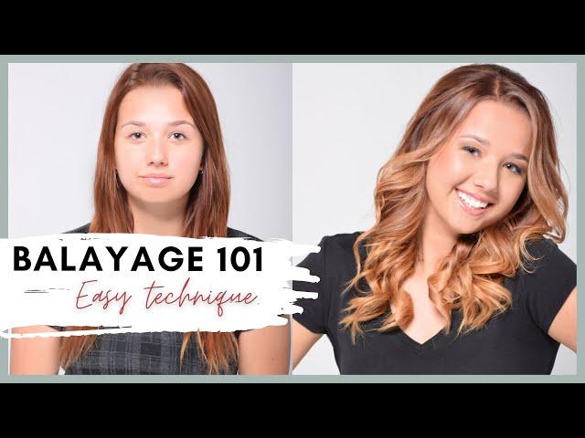 Easy Freehand Balayage Technique