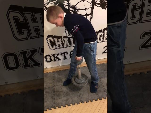 Anton Andreev, 10 y. o. - 1/2" Stirrup 13,4 kg / 29.5 lbs