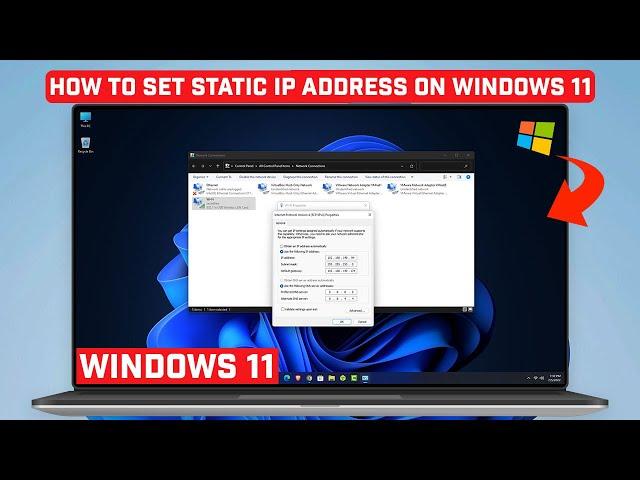 How to Set Static IP Address on Windows 11 [Windows 11 Tutorial]