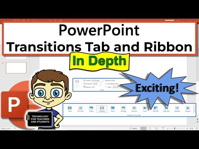 The PowerPoint Transitions Tab and Ribbon In Depth