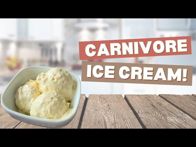 How to Make Delicious Keto Carnivore Ice Cream | Easy Recipe, No Machine Needed