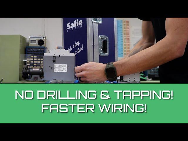 Satie System - No More Drilling & Tapping and Faster Wiring. Faster Builds of Control Panels #satie