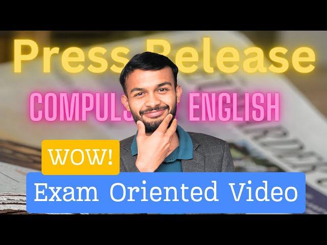 Press Release | Exam Oriented Video | Compulsory English | NEB | #elopeeth