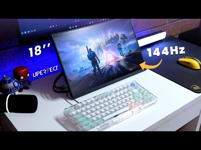 UPERFECT UGame K118 - Best 18 Inch Portable Gaming Monitor in 2024 | Unboxing & Review