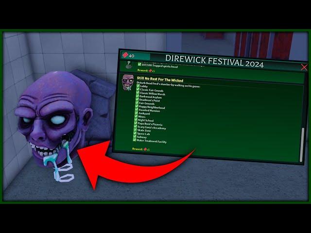 ¡¡TODAS LAS UBICACIONES DE LA CABEZA DEL MUERTO FRED!!  || Sobrevive al Asesino 2024 - Roblox