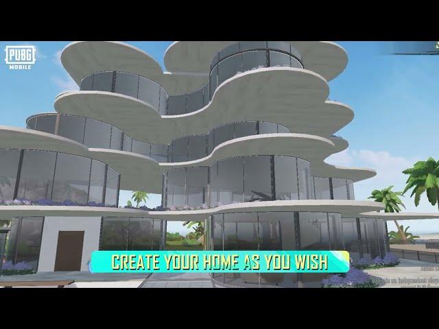 PUBG MOBILE | How will ‍️ you build your dream home? [WOW Home System]