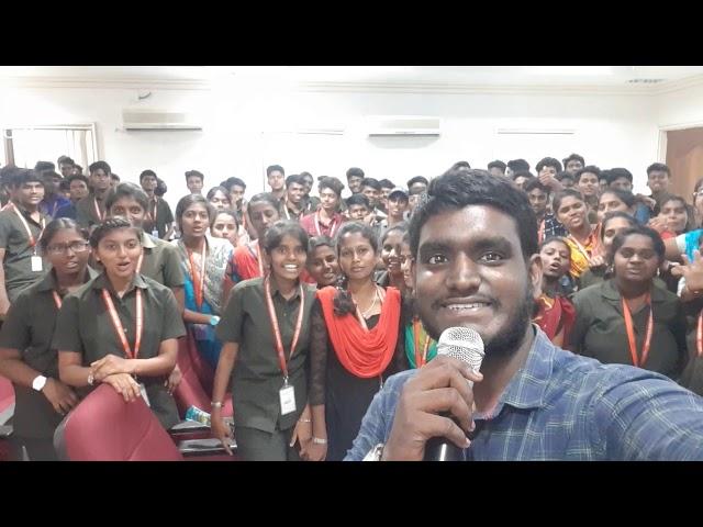 Motivation talk at JPR SRR college by Laven Lokesh Barani