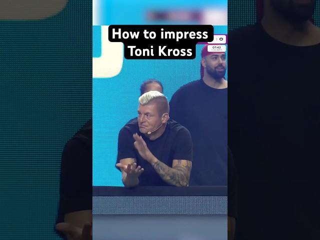 Even Toni Kross was impressed 