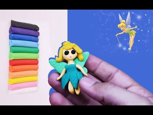 How To Make Clay Tinker Bell | Easy clay modeling 4