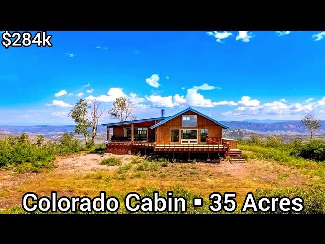 Colorado Off Grid Cabins For Sale | $284k | 35 Acres | Colorado Mountain Land For Sale