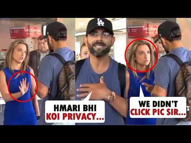 Virat Kohli argument with Australian Media and Journalist over his family Privacy concerns