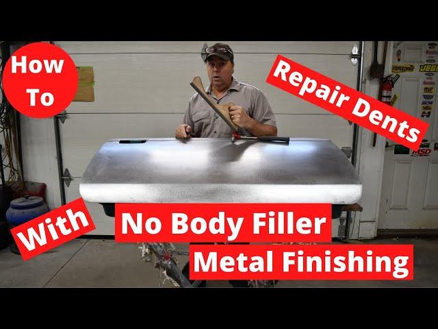 How To Auto Body Metal Finishing. Repair dents without Filler (Bondo)