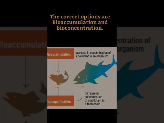 Question of The Day | Bioaccumulation | Shivangi Gautam #shorts #upsccse