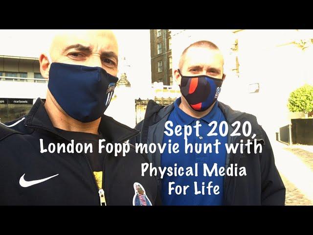 Sept 2020, London Fopp  movie hunt with Physical Media For Life