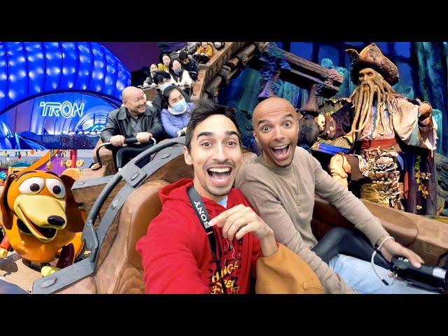 RIDING EVERY RIDE AT SHANGHAI DISNEYLAND IN ONE DAY! (best pirates ride in the WORLD)