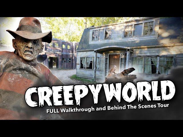 CreepyWorld HALLOWEEN Haunt - FULL Walkthrough and Behind The Scenes Tour (St. Louis, MO)   4K