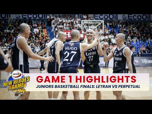 NCAA Jrs Basketball Letran vs. Perpetual (Finals Game 1 Highlights) | NCAA Season 99