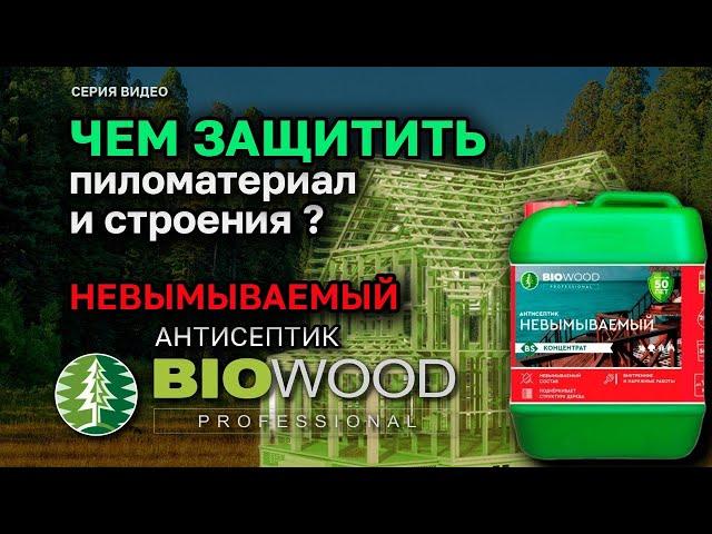 Обзор невымываемого антисептика для дерева BIOWOOD BS. Эффективный, усиленный, биозащитный состав