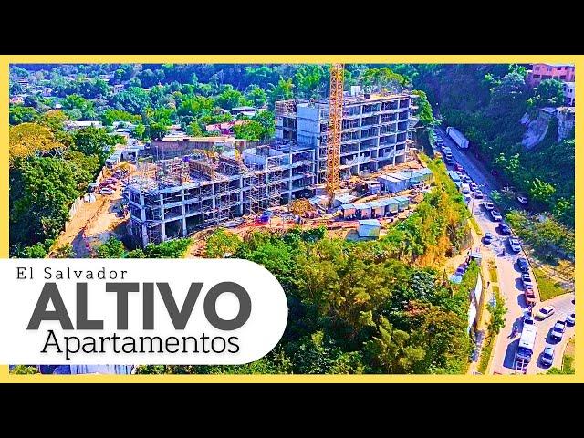 ️ Avanza la construccion de ALTIVO APARTAMENTOS en San Salvador - EL SALVADOR 4K 