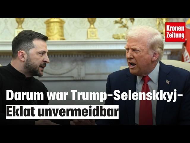 Gesichtsleser erklärt: Darum war Trump-Selenskyj-Eklat unvermeidbar | krone.tv NEWS