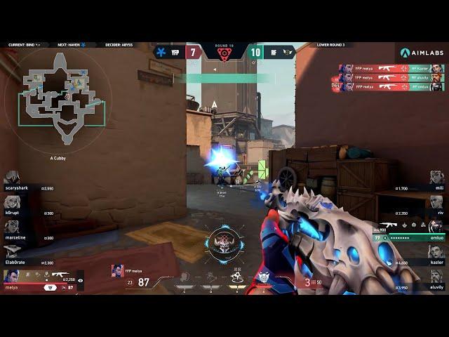 YFP Melya clutches a 1v3 against Refrag | VCT Game Changers NA 2024