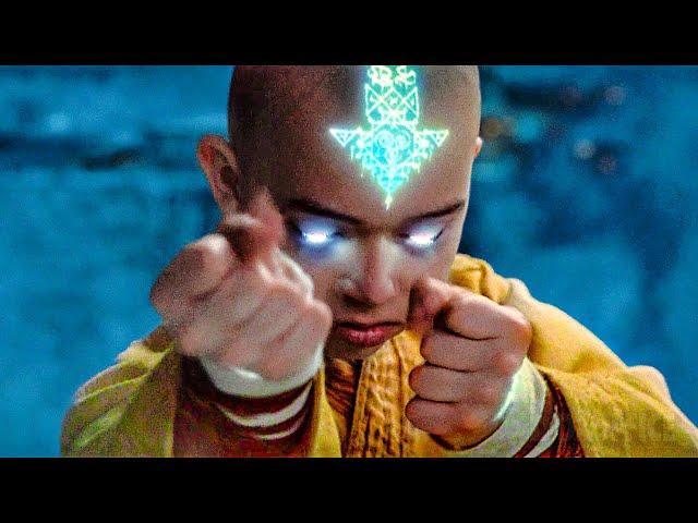 The Avatar Bends the Elements for 10 min straight| The Last Airbender Best Scenes  4K