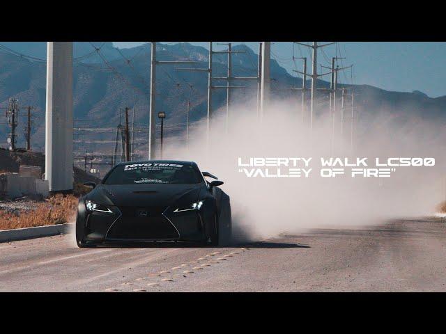 Jaycray's Liberty Walk Lexus LC500 | "VALLEY OF FIRE" | HALCYON (4K)