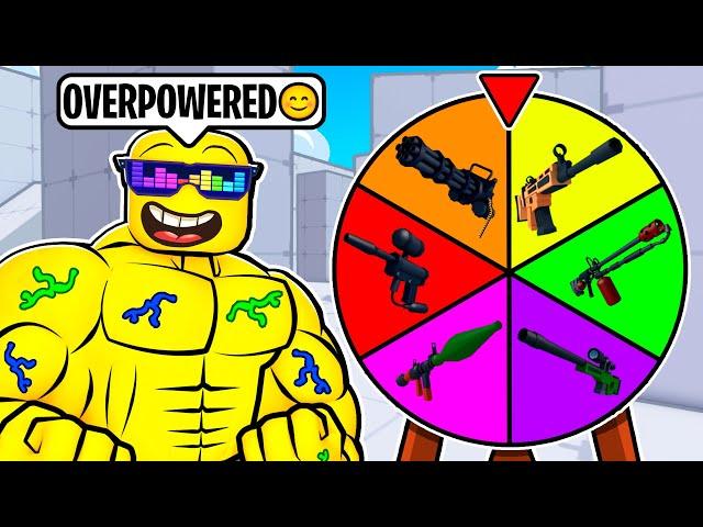 ROBLOX RIVALS Spinning a WHEEL Of WEAPONS