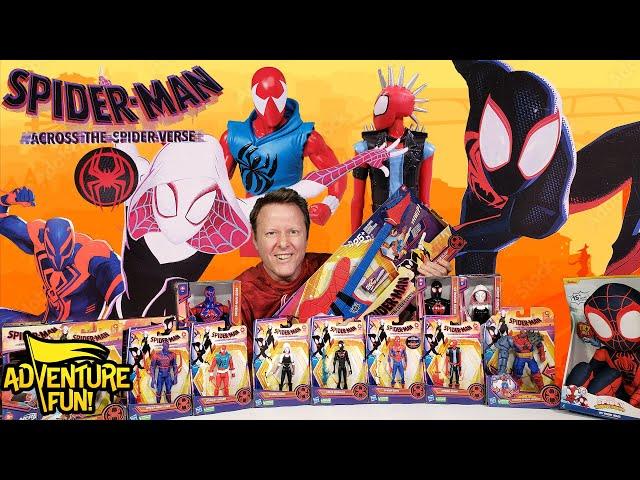 Marvel Spider-Man: Across The Spider-Verse Official Movie Trailer Toy Action Figures AdventureFun!