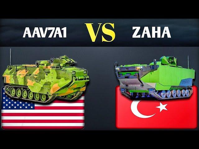 American AAV7A1 (MAV) VS Turkish ZAHA Marine Assault Vehicle | Amphibious Assault Vehicle (AAV)