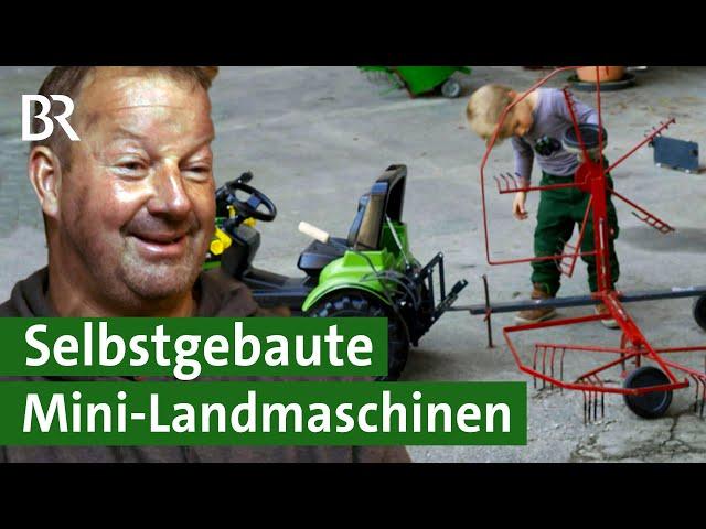 Aus der Mini-Landmaschinen-Manufaktur: Anhänger für den Tretbulldog | Tüftler | Unser Land | BR