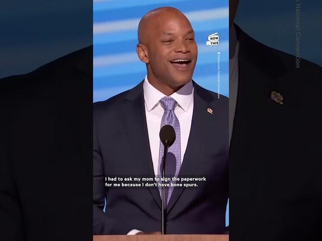 Gov. Wes Moore Takes a Dig at Trump's Non-Existent Military Service