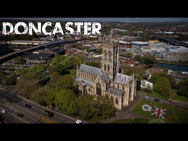 Doncaster City Centre April 23 Aerial Drone Video