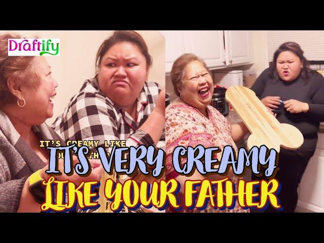 MAMA LULU TEASING HER DAUGHTER APPLE ABOUT HER DAD (OTAKOYAKISOBA) | DRAFTIFY